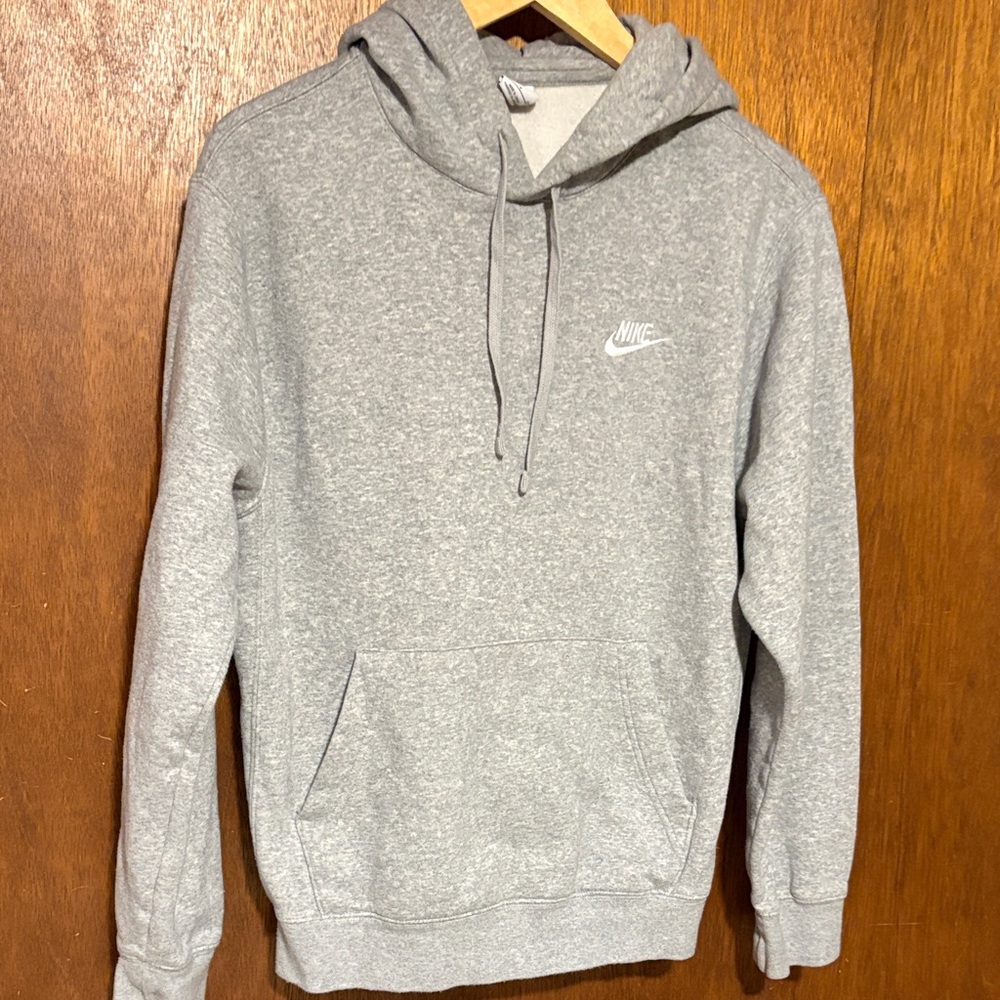 Nike Men's Heather Gray Hoodie